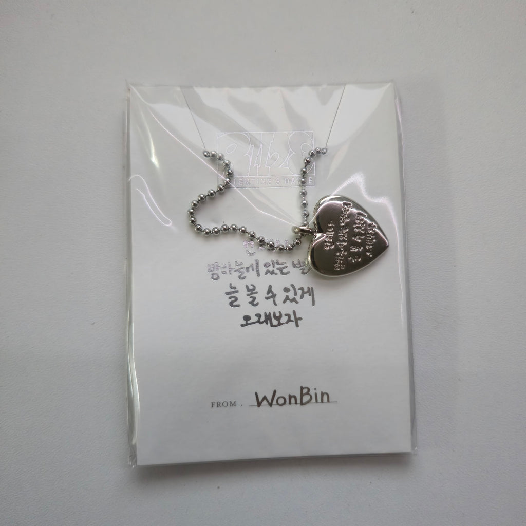 RIIZE VALENTINE DAYZE MD NECKLACE WONBIN SET